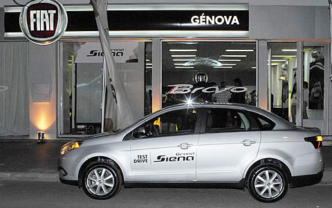 Genova SA, presentó en La Pampa el nuevo Fiat Grand Siena