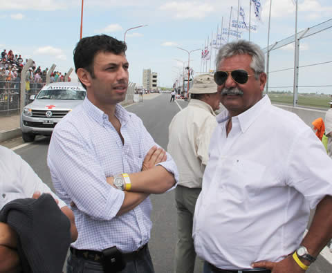 inauguración del Autódromo de La Pampa