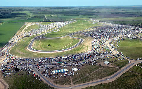inauguración del Autódromo de La Pampa