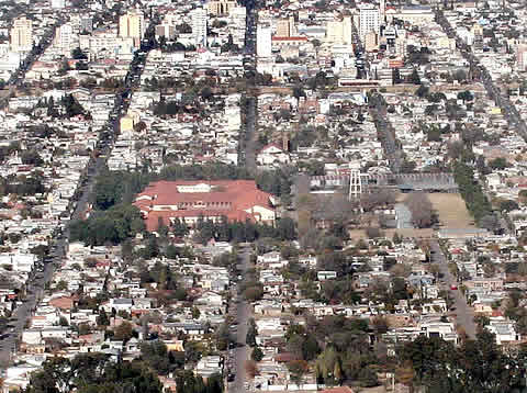 Vista aérea de Villa Tomás Mason.