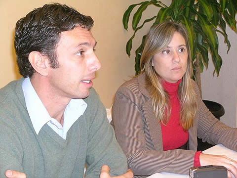 Santiago Amsé y María Gabriela Casagrande