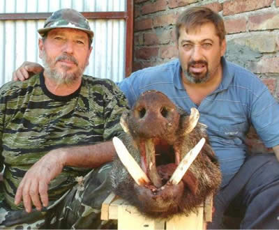 Trofeo de jabal&iacute; de Carlos Eduardo Escudero