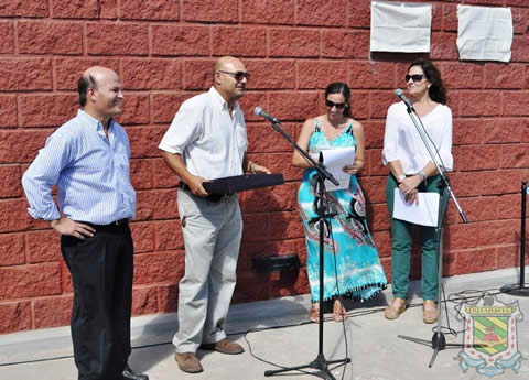 la obra del PP “Deporte Solidario” en Gonz&aacute;lez Moreno