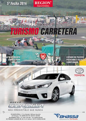 5ta fecha 2014 del TC en el Aut&oacute;dromo de La Pampa