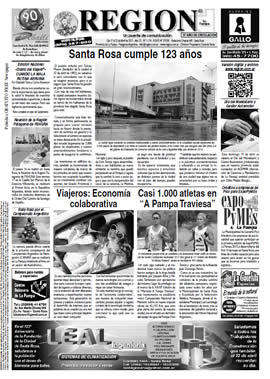 Tapa de Semanario REGION®